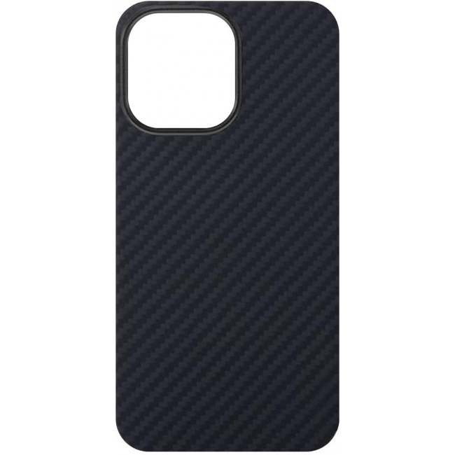K-Doo for iPhone 13 Pro Max Case 3D Skin Texture Kevlar Fiber Bulletproof Vest Cover Protective Carbon Fiber Pattern Ultra Slim (iPhone 13 pro max, Black)