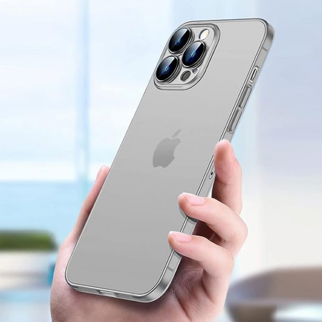 MARGOUN For iPhone 13 Pro Max Case Frosted Translucent Ultra Slim Cover Anti-Slip Camera Lens Protection (13 pro max black)