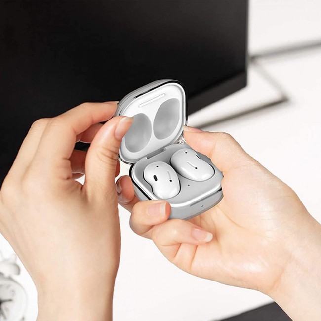 MARGOUN for Samsung Galaxy Buds 2 Pro Case (2022)/Galaxy Buds 2 Case (2021) /Galaxy Buds Pro/Galaxy Buds Live Case with Carabiner - Clear