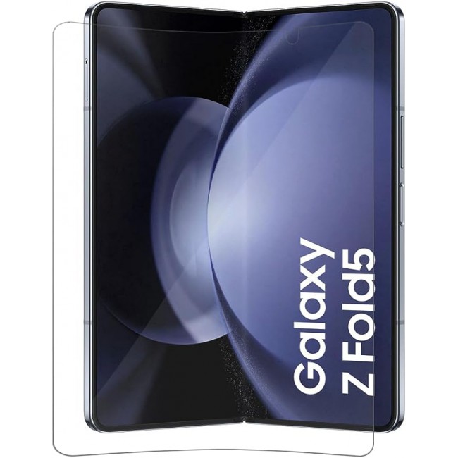 MARGOUN For Samsung Galaxy Z Fold 5 Screen Protector Full Coverage Premium Tempered Glass film Flexible film Easy Installation Frame Case-Friendly Bubble Free