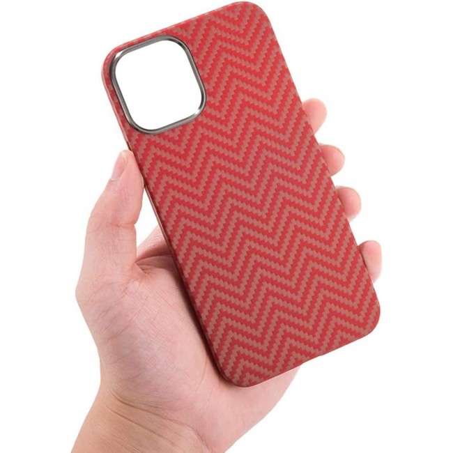 K-Doo for iPhone 12 Pro Max Case 3D Skin Texture Kevlar Fiber Bulletproof Vest Cover Protective Carbon Fiber Pattern Ultra Slim (iPhone 12 pro max, M Pattern)