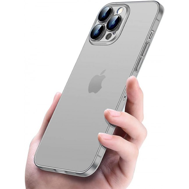 MARGOUN For iPhone 13 Pro Max Case Frosted Translucent Ultra Slim Cover Anti-Slip Camera Lens Protection (13 pro max black)