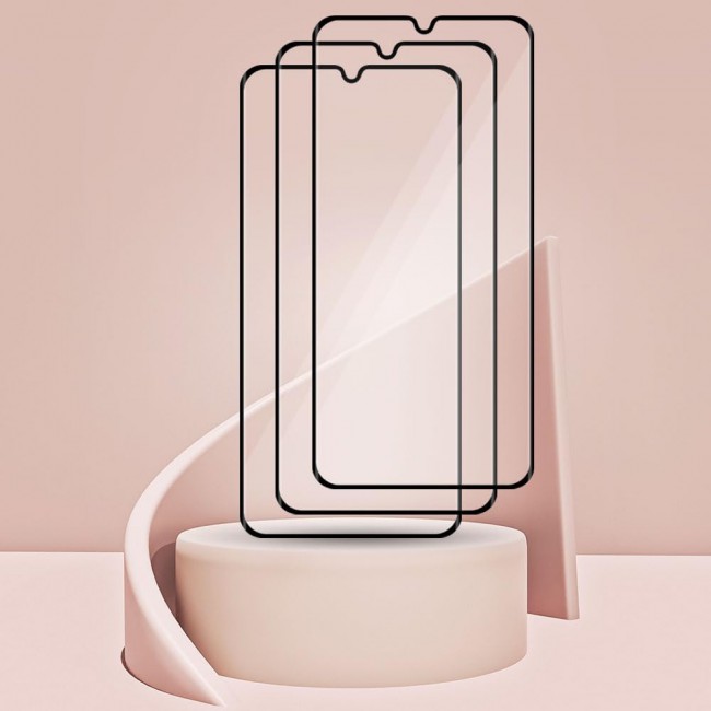MARGOUN 3 Pack For Xiaomi Mi Note 10 Lite Screen Protector Tempered Glass, Full Coverage Protective Film Easy Installation Anti Scratch Bubble Free 