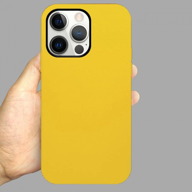 K-Doo Case for iPhone 13 Pro Mag Noble Collection Premium PC+PU Leather Case with Magsafe Official Design Phone Cover (iphone 13 pro, Yellow)