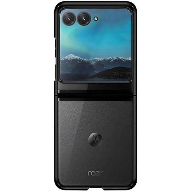 MARGOUN For Motorola Razr 40 Ultra Phone Case Hard PC Cover (Clear)