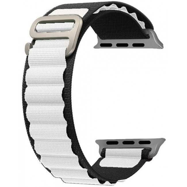 MARGOUN 2 Pack For Apple Watch Band 49mm 45mm 44mm 42mm Nylon Band, Solo Loop Rugged Strap with G‑Hook for iWatch Series Ultra 8 7 6 5 4 3 2 1 SE - B07