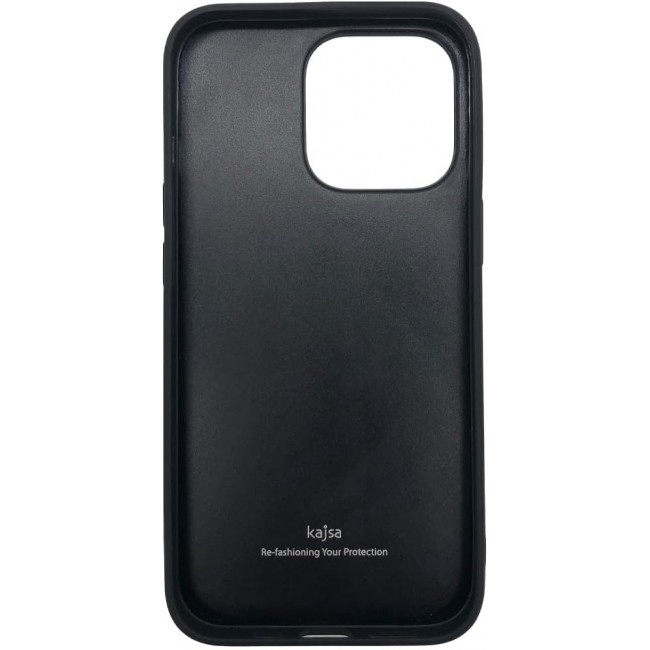Kajsa for iPhone 14 Pro Max Case Full Protection Back Cover Military Collection Straps (iphone 14 pro max, Black)