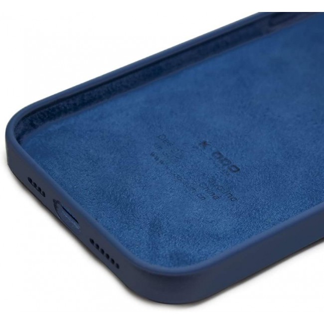 K-Doo iCoat Liquid Silicon Case for iPhone 13 Pro Anti-Shock Mobile Cover Original Gel Back Case (iPhone 13 Pro, Blue)