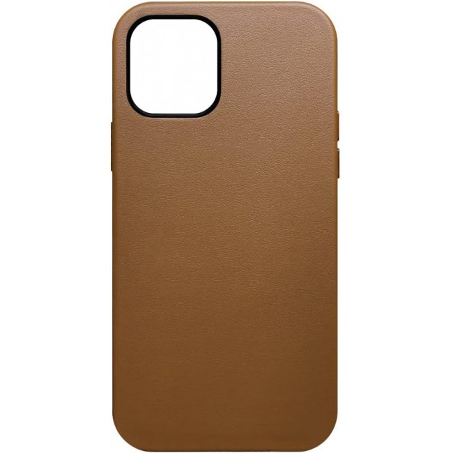 K-Doo Case for iPhone 13 Mag Noble Collection Premium PC+PU Leather Case with Magsafe Official Design Phone Cover (iphone 13, Brown)