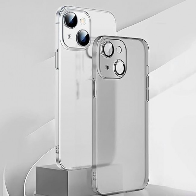 MARGOUN For iPhone 14 Case Frosted Translucent Ultra Slim Cover Anti-Slip Camera Lens Protection (iphone 14 black)