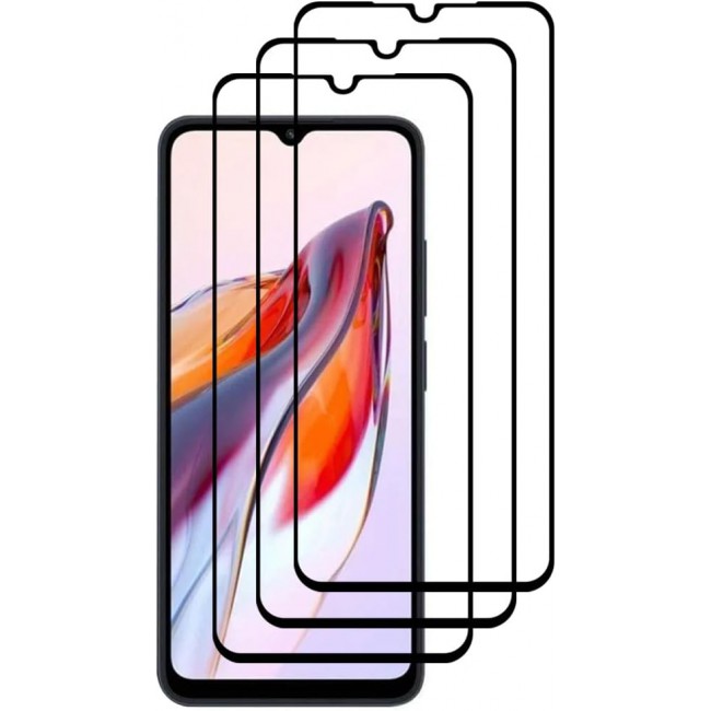MARGOUN 3 Pack for Xiaomi Mi 12C Screen Protector Tempered Glass, Full Coverage Protective Film Easy Installation Anti Scratch Bubble Free