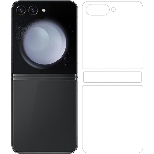 MARGOUN For Samsung Galaxy Z Flip 5 Screen Protector Full Coverage Premium Hydrogel Film Flexible film Easy Installation Frame Case-Friendly Bubble Free