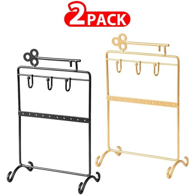 MARGOUN For Jewelry Holder Display Earring Bracelet Holder Jewelery Tower Rack For Women Girl (2 pack)