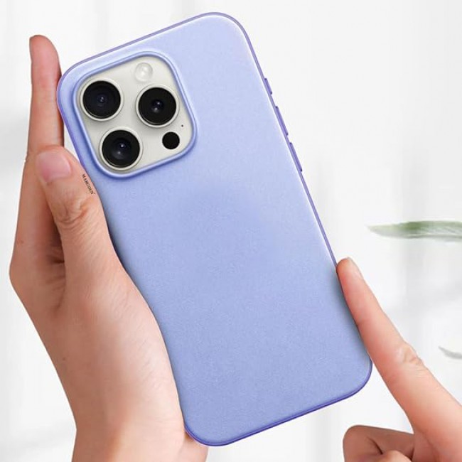MARGOUN For iPhone 15 Pro Finewoven Case Compatible with MagSafe Shockproof Protective Slim Cover (Wisteria)