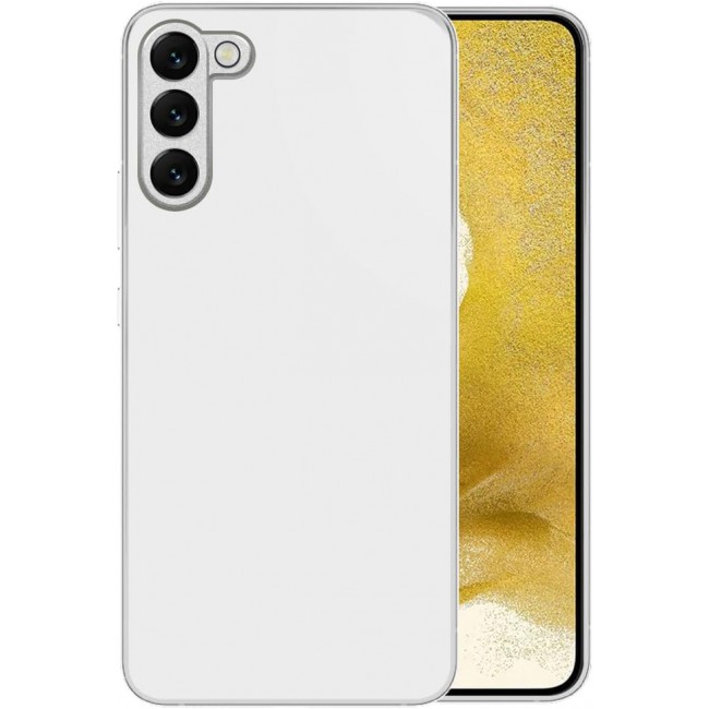 MARGOUN for Samsung Galaxy S23 Plus Case Cover Electroplated Hard Glossy Case with Camera Protection (Samsung Galaxy S23 Plus, White)
