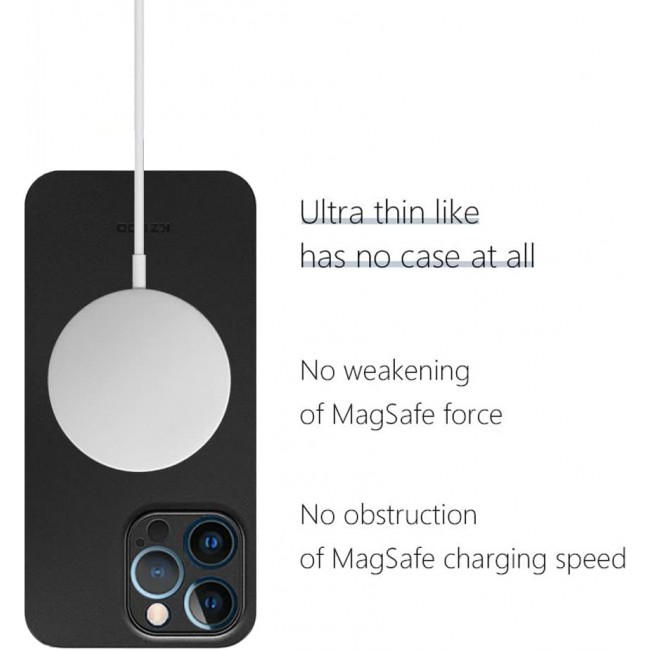 MARGOUN K-ZDOO for iPhone 14 Pro Max Air Skin Case All Around Full Protection Ultra Slim 0.3mm Thickness 4g Feather Weight (iphone 14 pro max, black)