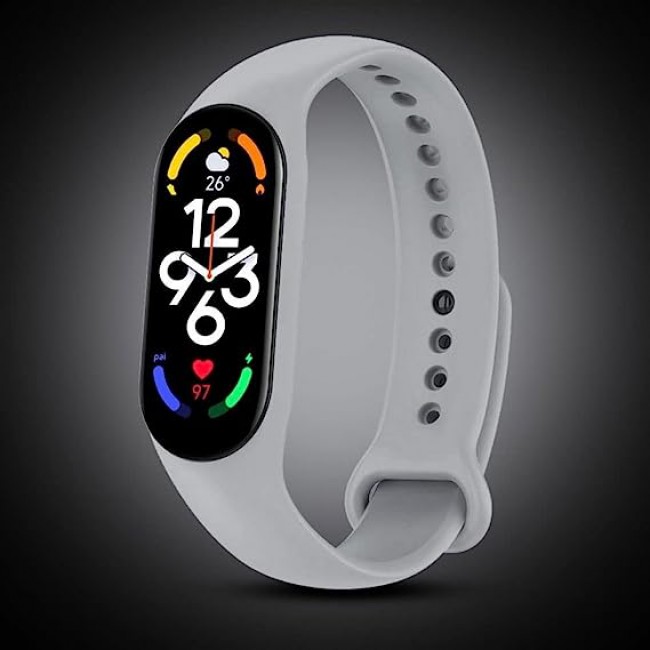 MARGOUN 2 Pack for Xiaomi mi band 7 Strap Silicone Watch Band with Charger Cable Magnetic USB Fast Charger -18