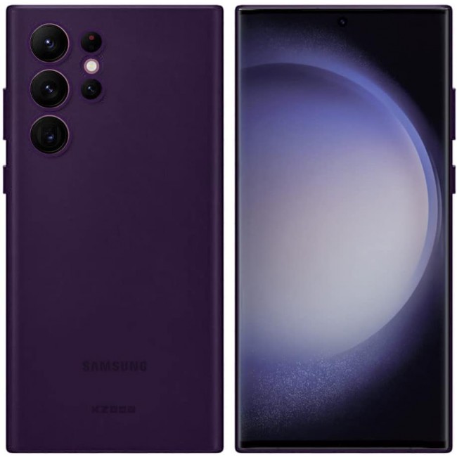 MARGOUN K-ZDOO for Samsung Galaxy S23 Ultra Air Skin Case All Around Full Protection Ultra Slim 0.3mm Thickness 4g Feather Weight (Samsung Galaxy S23 Ultra, purple)