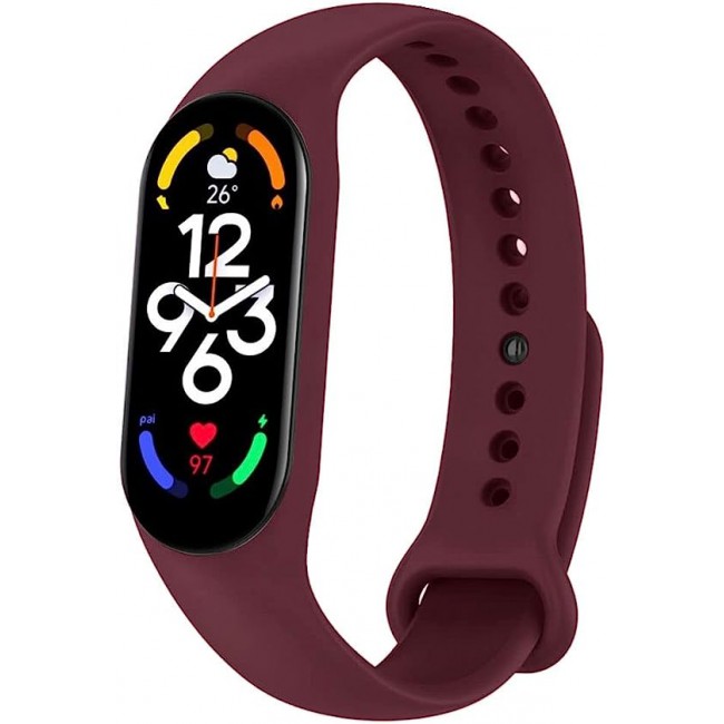 MARGOUN 2 Pack for Xiaomi mi band 7 Strap Silicone Watch Band with Charger Cable Magnetic USB Fast Charger -08