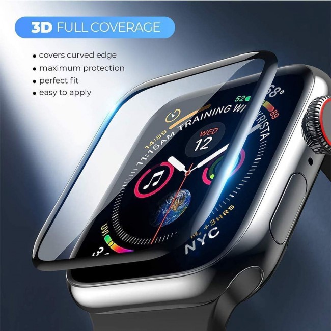 MARGOUN 2 Pack for Apple Watch 38mm Screen Protector Series 1 2 3, Anti-Scratch Resistant Full Coverage Bubble-Free Screen Film
