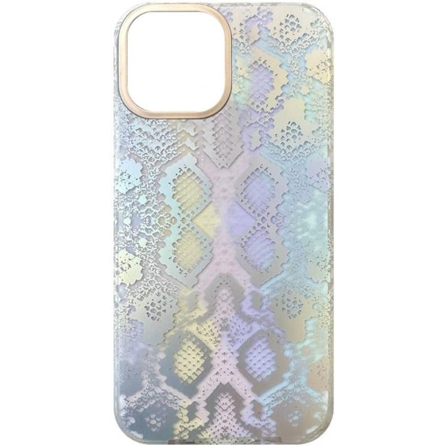 Joway For iPhone 14 Plus Case 3D Print Shockproof Back Cover (14 plus Purple/Multicolor)