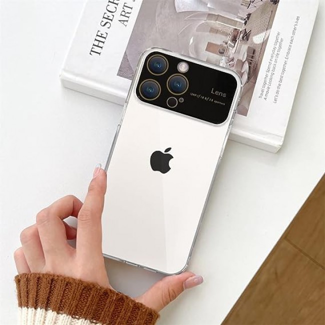 MARGOUN For iPhone 14 Pro Case Cover Luxury Mirror Effect Hard Case (iPhone 14 Pro, Clear Border)