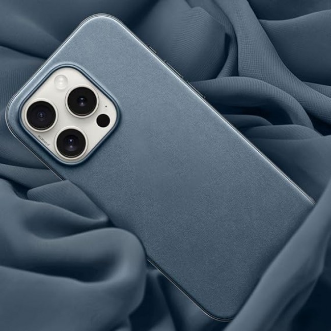 MARGOUN For iPhone 15 Pro Finewoven Case Compatible with MagSafe Shockproof Protective Slim Cover (Pacific Blue)
