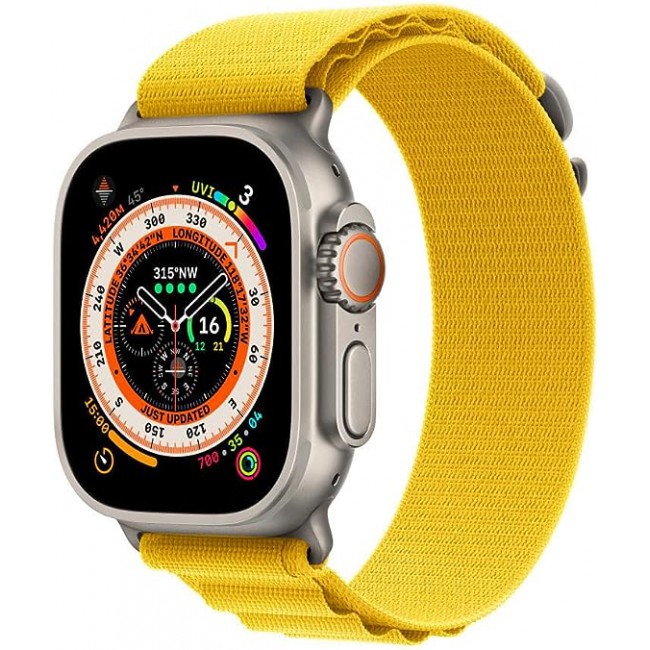 MARGOUN For Apple Watch Band 49mm 45mm 44mm 42mm Alpine Nylon Woven Sport Strap With Microfiber Cleaning Cloth Compatible For iWatch Series 8/7/SE/6/5/4/3/2/1 - B08