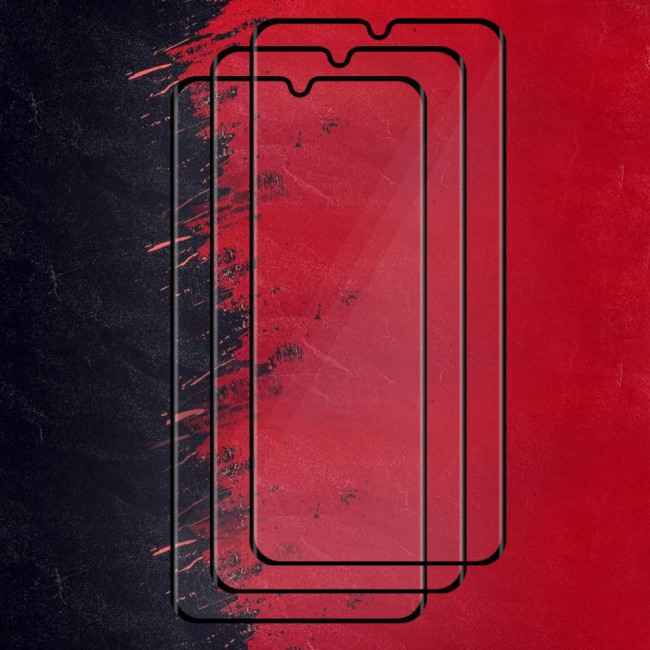 MARGOUN 3 Pack for Xiaomi Mi CC9 Pro Screen Protector Tempered Glass, Full Coverage Protective Film Easy Installation Anti Scratch Bubble Free