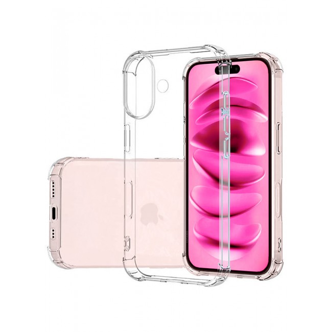 CATANES for iPhone 16 2 Pack TPU Case and Screen Protector, Military Grade Protection, Resists Yellowing and Scratches, Bumper Phone Case