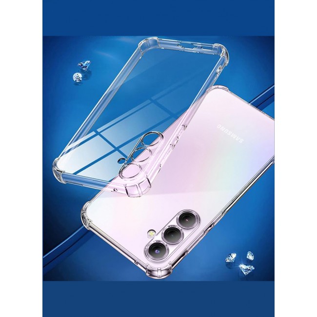 CATANES (for Samsung Galaxy A35 5G) 2 Pack Clear Case and Screen Protector Ultra Slim Thin Flexible Scratch Resistant Transparent TPU Shockproof Case / 05