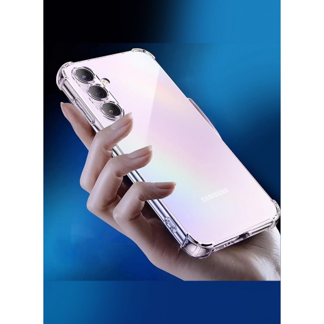 CATANES (for Samsung Galaxy A35 5G) 2 Pack Clear Case and Screen Protector Ultra Slim Thin Flexible Scratch Resistant Transparent TPU Shockproof Case / 05