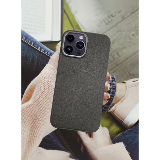 MARGOUN for iPhone 14 Pro Max 3 Pack Case Cover and 2 Screen Protectors Leather Case with Lens Frame Shockproof Full Body Protective Cover Crimson
