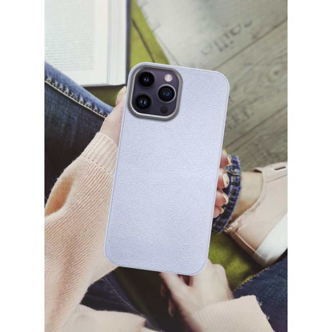 MARGOUN for iPhone 14 Pro Max 2 Pack Case Cover and Screen Protector Leather Case with Lens Frame Shockproof Full Body Protective Cover Light Blue