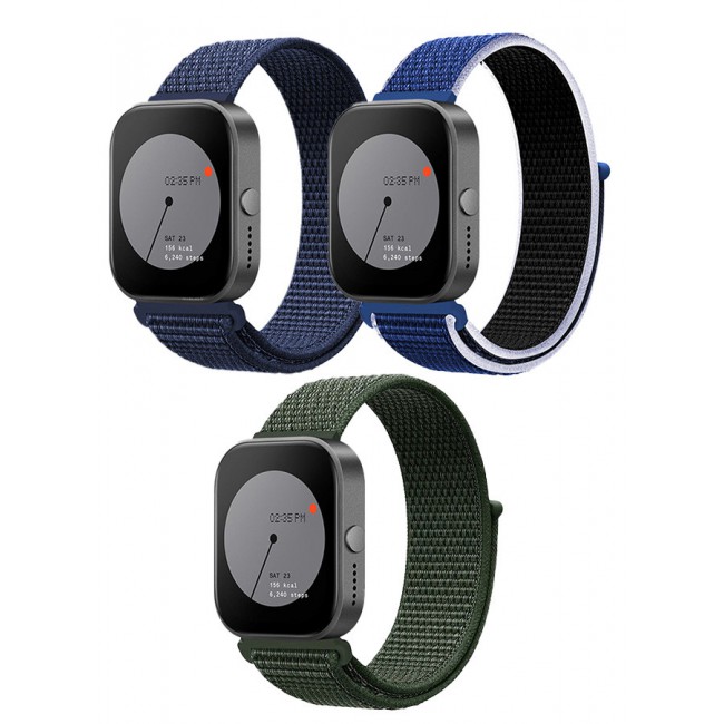 MARGOUN (for Nothing Watch Pro 22mm) 3 Pack Nylon Strap,Quick Release Bands for Women Men Sport Wristband Strap /10