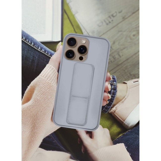 MARGOUN for iPhone 16 Pro Case Premium PU Leather Case with Stand Function Shockproof and Anti Scratch Finger Grip Case Cover / 5