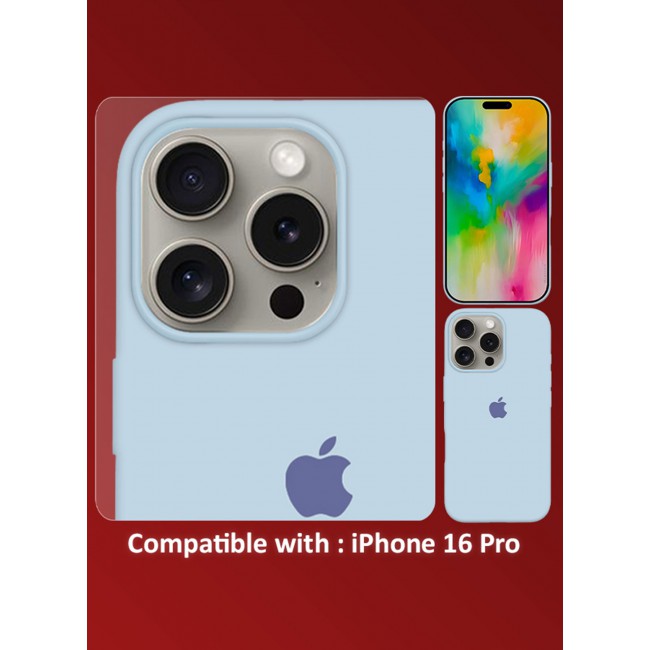 MARGOUN for iPhone 16 Pro 3 Pack Case and 2 Screen Protectors, Slim Silicone Case, Full Covered Anti Scratch Shockproof Protective Cover /5