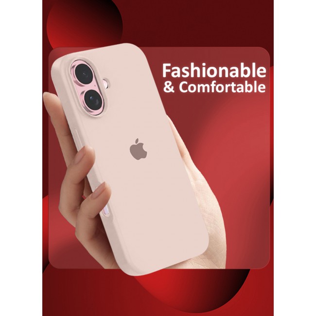 MARGOUN for iPhone 16 Plus 2 Pack Case and Screen Protector, Slim Silicone Case, Full Covered Anti Scratch Shockproof Protective Cover /7