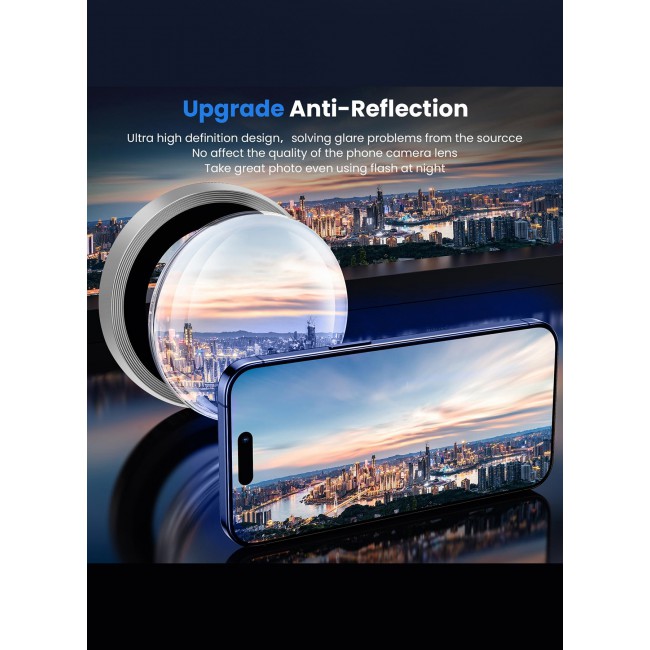 MARGOUN for 16/16 Plus Camera Lens Protector, Ultra Tough HD Individual Lens Protectors, Scratch Resistant, Ultra Thin Tempered Glass / 2