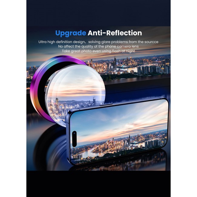 MARGOUN for 16/16 Plus Camera Lens Protector, Ultra Tough HD Individual Lens Protectors, Scratch Resistant, Ultra Thin Tempered Glass / 4