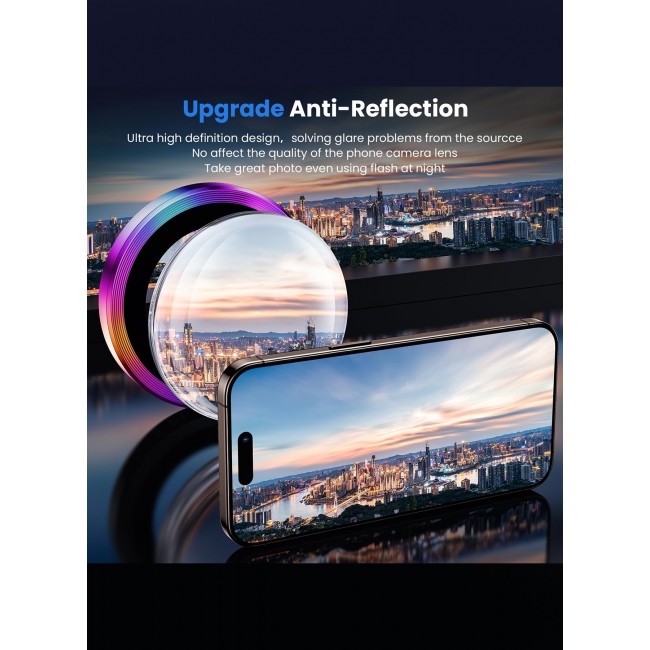 MARGOUN for 16 Pro/16 Pro Max Camera Lens Protector, Ultra Tough HD Individual Lens Protectors, Scratch Resistant, Ultra Thin Tempered Glass / 4