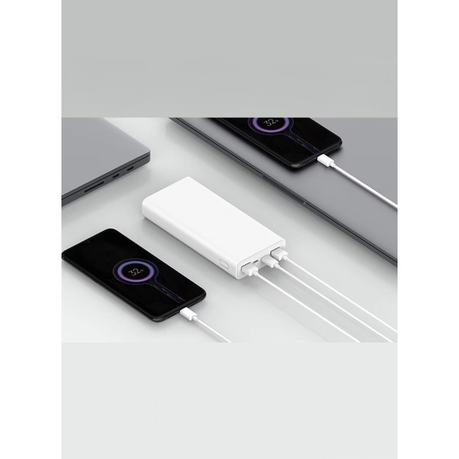 CATANES 20000mAh Power Bank Portable Charger,18W High Capacity, External Battery Pack Compatible with Smart Devices - White