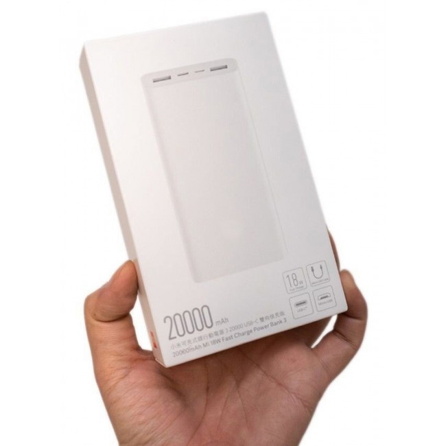 CATANES 20000mAh Power Bank Portable Charger,18W High Capacity, External Battery Pack Compatible with Smart Devices - White