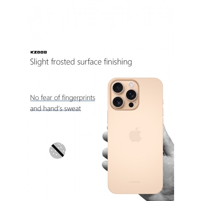 MARGOUN for iPhone 16 Pro Case Cover Air Skin Series Back Cover Sturdy Durable Thin Case Drop Protection Cover / Pink
