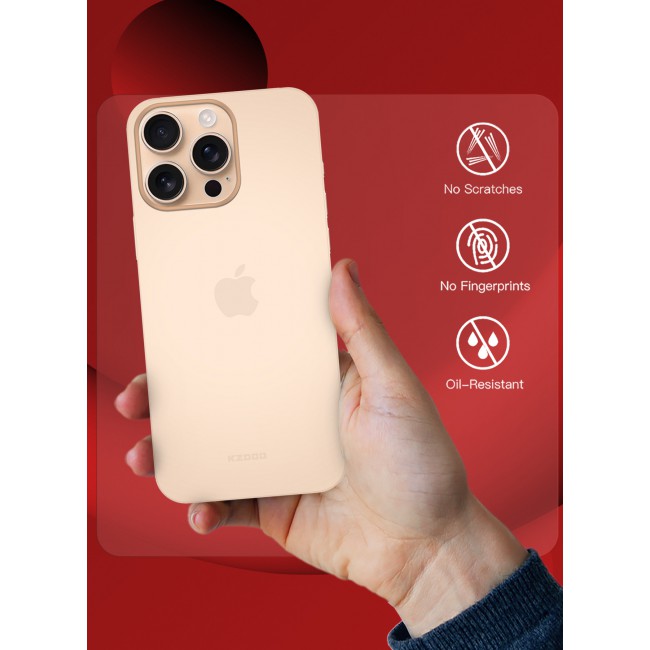 MARGOUN for iPhone 16 Pro Case Cover Air Skin Series Back Cover Sturdy Durable Thin Case Drop Protection Cover / Pink