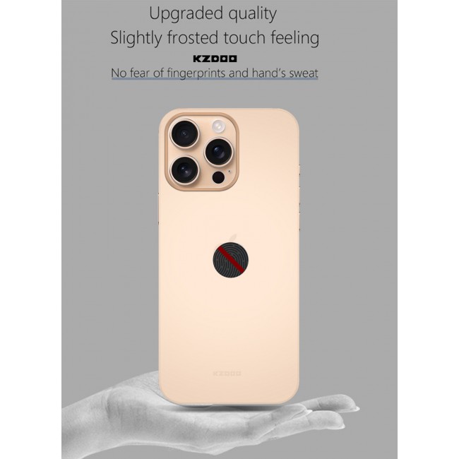 MARGOUN for iPhone 16 Pro Case Cover Air Skin Series Back Cover Sturdy Durable Thin Case Drop Protection Cover / Pink