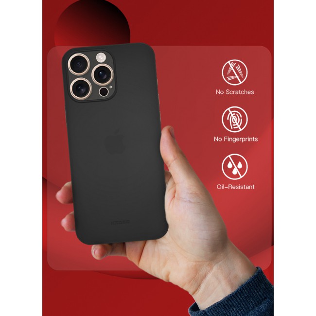 MARGOUN for iPhone 16 Pro Max Case Cover Air Skin Series Back Cover Sturdy Durable Thin Case Drop Protection Cover / Black