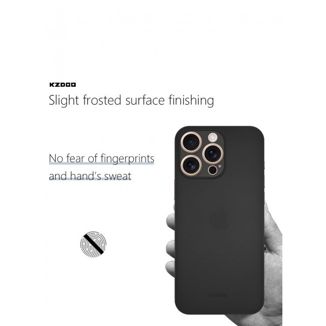 MARGOUN for iPhone 16 Pro Max Case Cover Air Skin Series Back Cover Sturdy Durable Thin Case Drop Protection Cover / Black