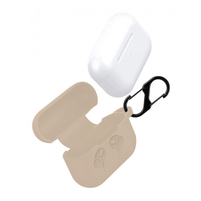 MARGOUN for Airpods 3 Case, Premium Silicone Case with Carabiner Shockproof Soft Silicone Protective Case for Men,Women - B