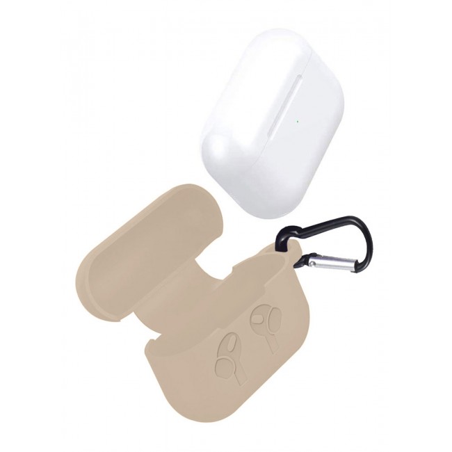 CATANES for Airpods 3 Case, Premium Silicone Case with Carabiner Shockproof Soft Silicone Protective Case for Men,Women - B
